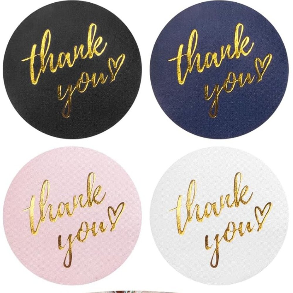 Thank You Stickers Small Business - 1500 Sticker Bundle - 3 Rolls - Picture 3 of 5